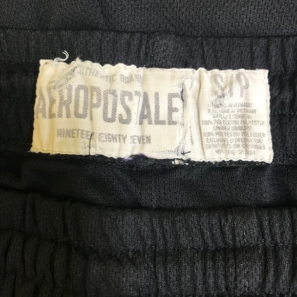 Aeropostale Men Small Black mesh Athletic Casual Short - Picture 4 of 8